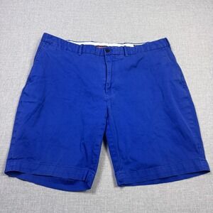 Polo Ralph Lauren Twill Stretch Chino Shorts Mens 40 Blue Cotton Spandex‎ 10"
